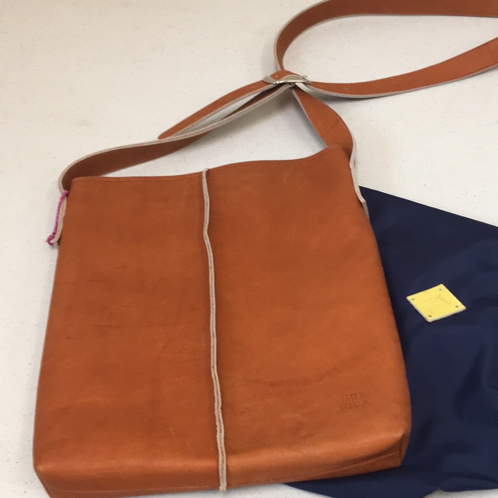 Soy Nica Leather Crossbody Bag with dust bag